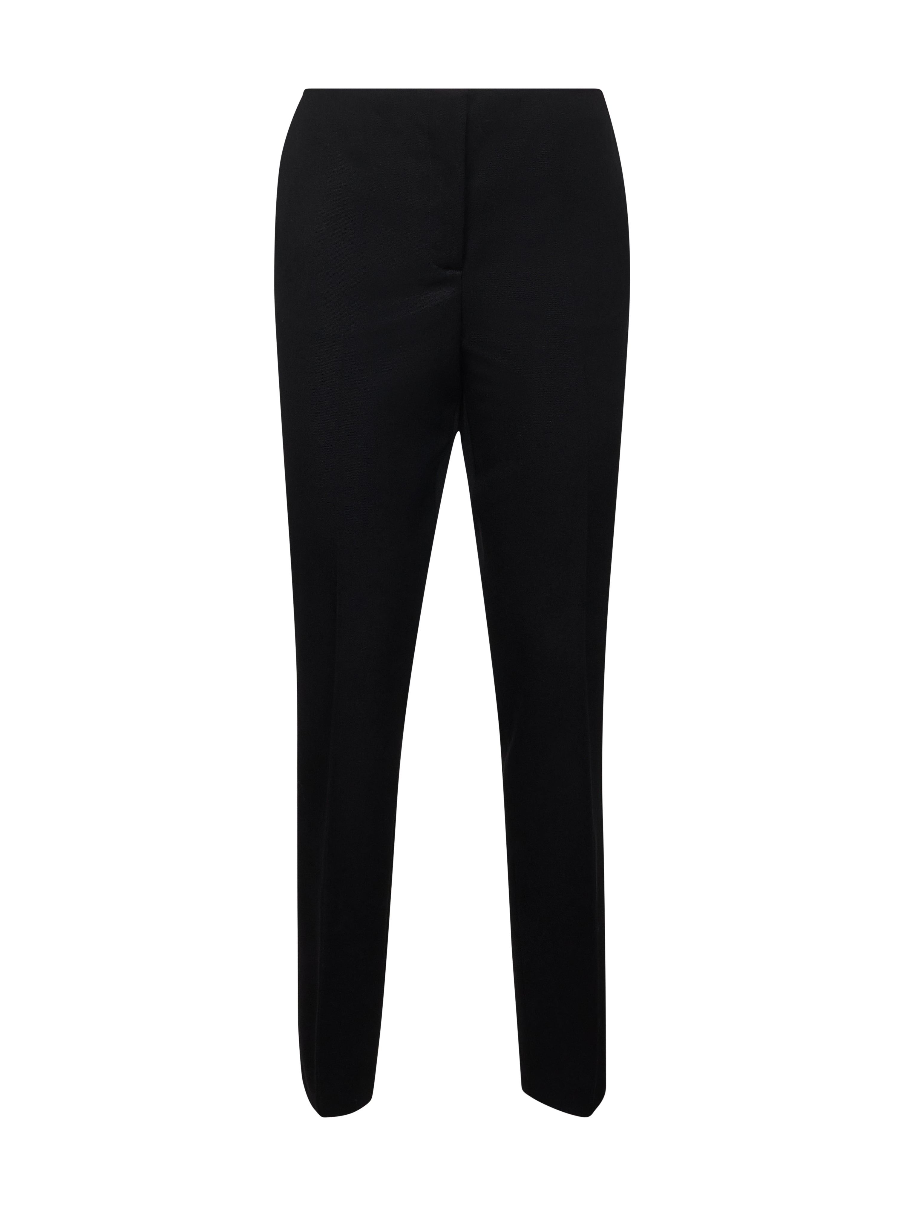 The Attico Women Black Wool Gabardine Slim Tailoring Trousers - 1