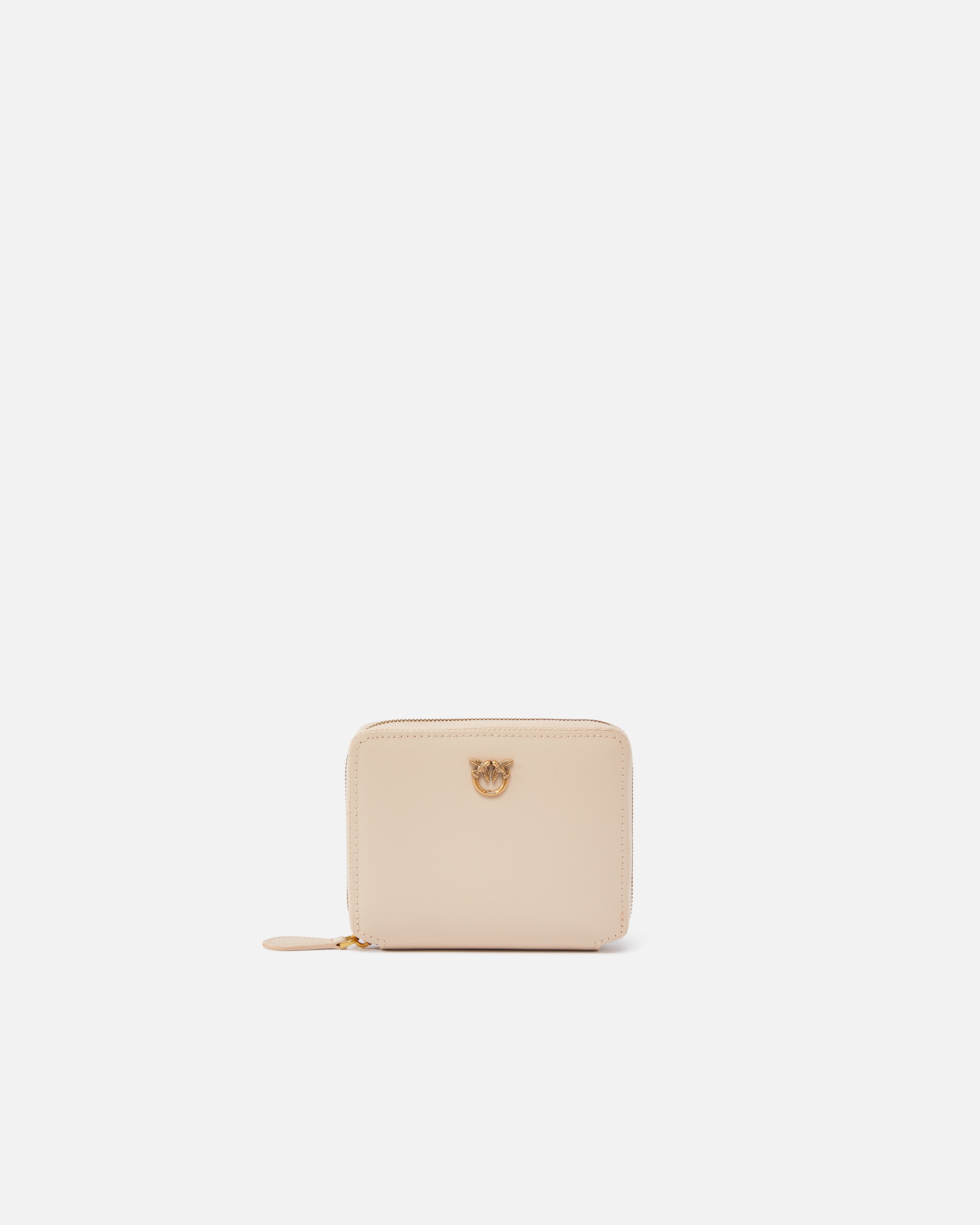 SQUARE LEATHER ZIP-AROUND PURSE - 1