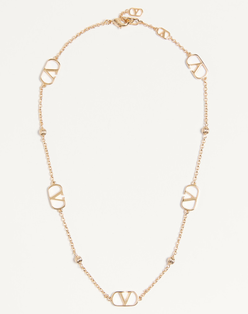 VLOGO SIGNATURE METAL NECKLACE - 1