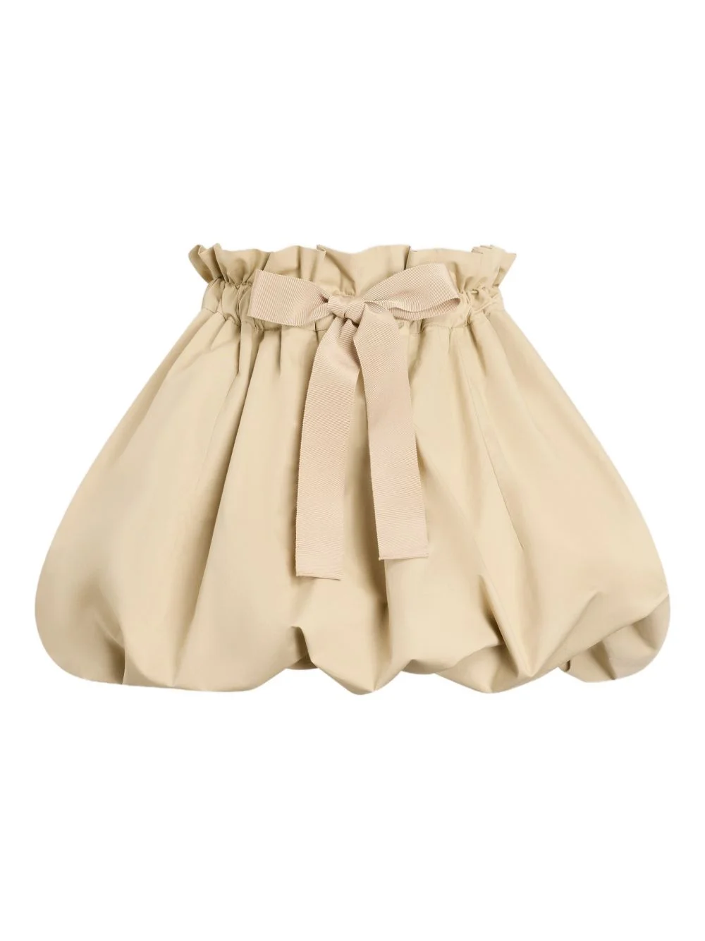 ribbon bloomer mini A-line skirt - 1