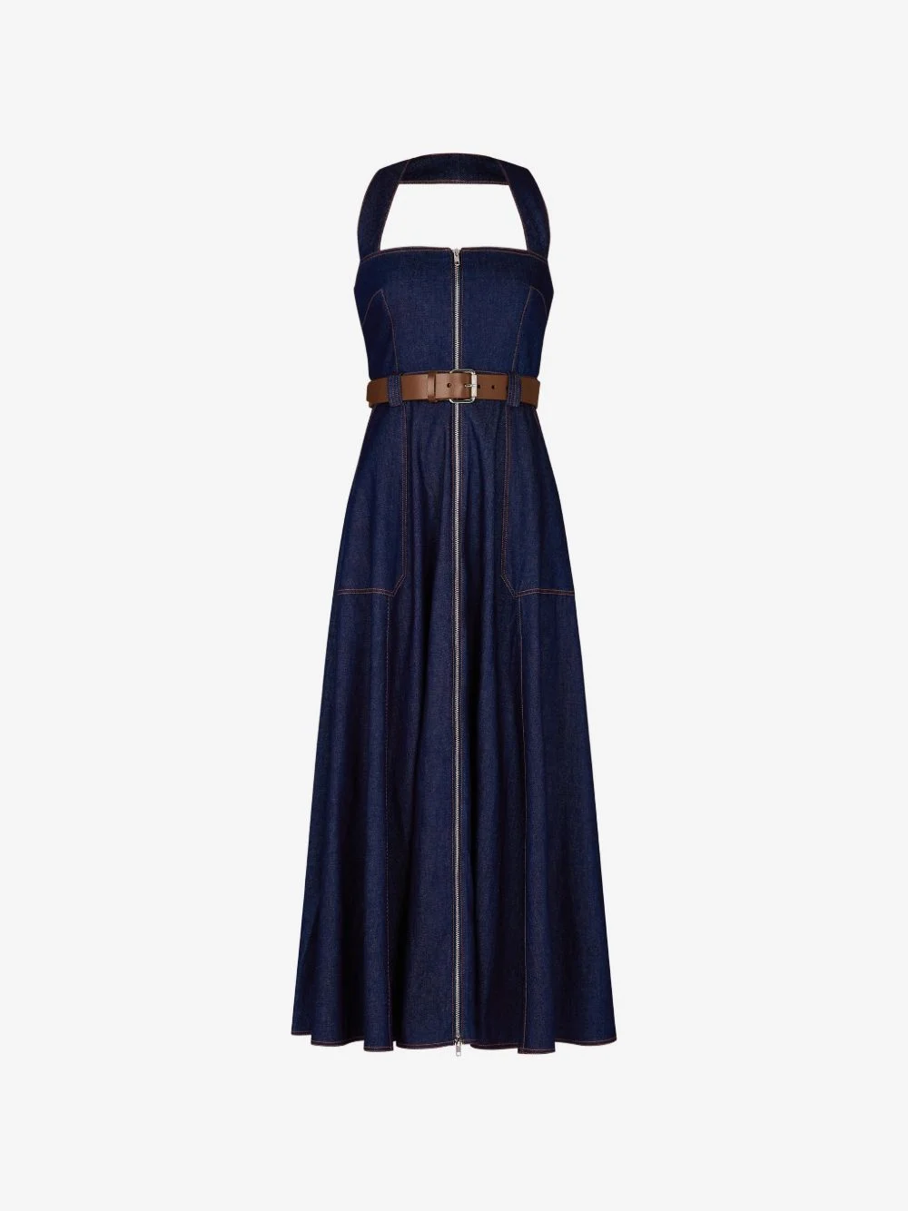 Anastasia halter-neck maxi dress - 1