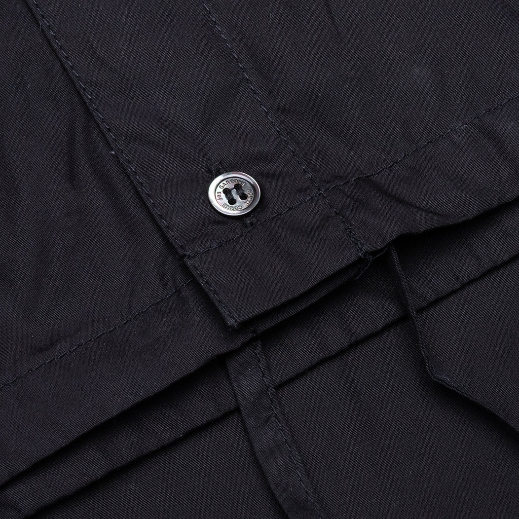 DRAWSTRING L/S SHIRT - BLACK - 5
