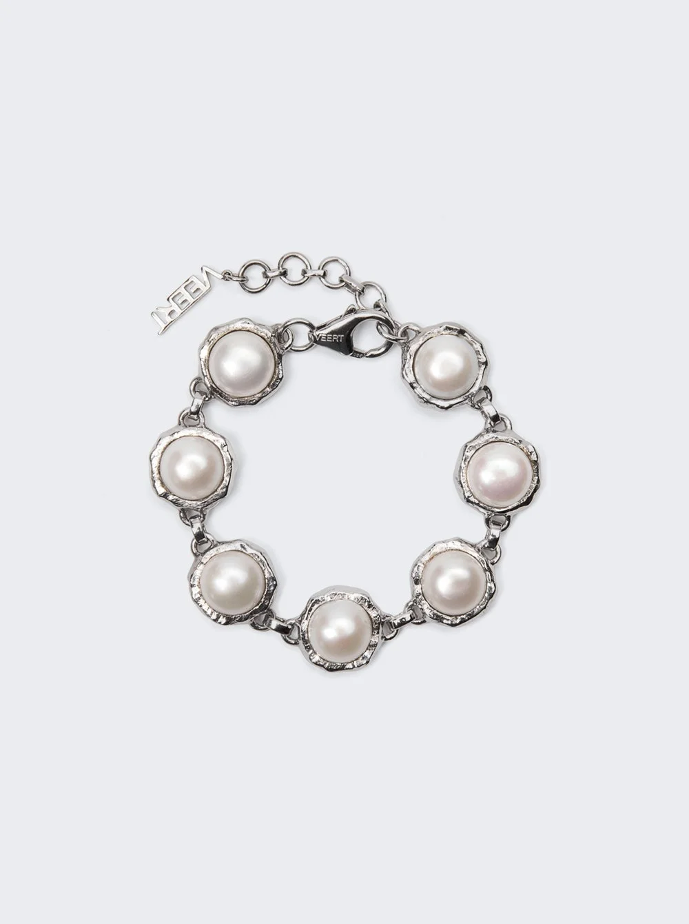 The Pearl Circle Bracelet White Gold - 1