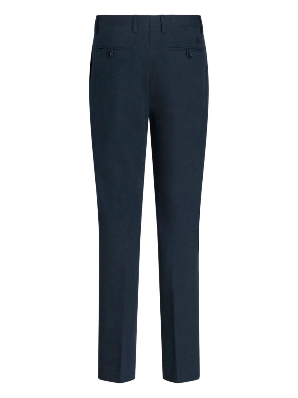 paisley-jacquard chino trousers - 6
