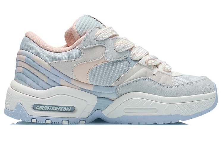 (WMNS) Li-Ning CF The One 'Smoke Grey Blue' AGCR438-5 - 2