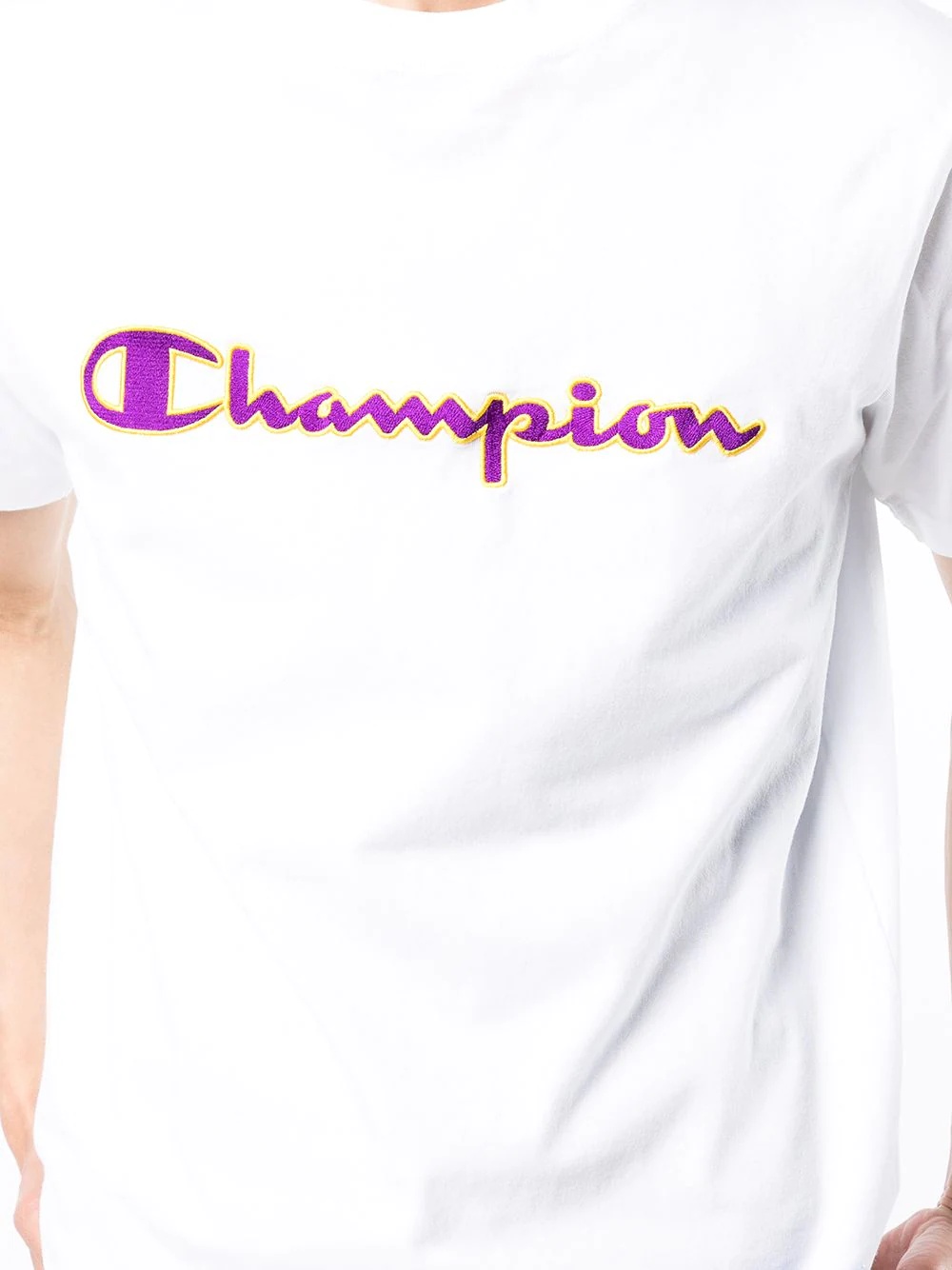 x Champion embroidered logo T-shirt - 5