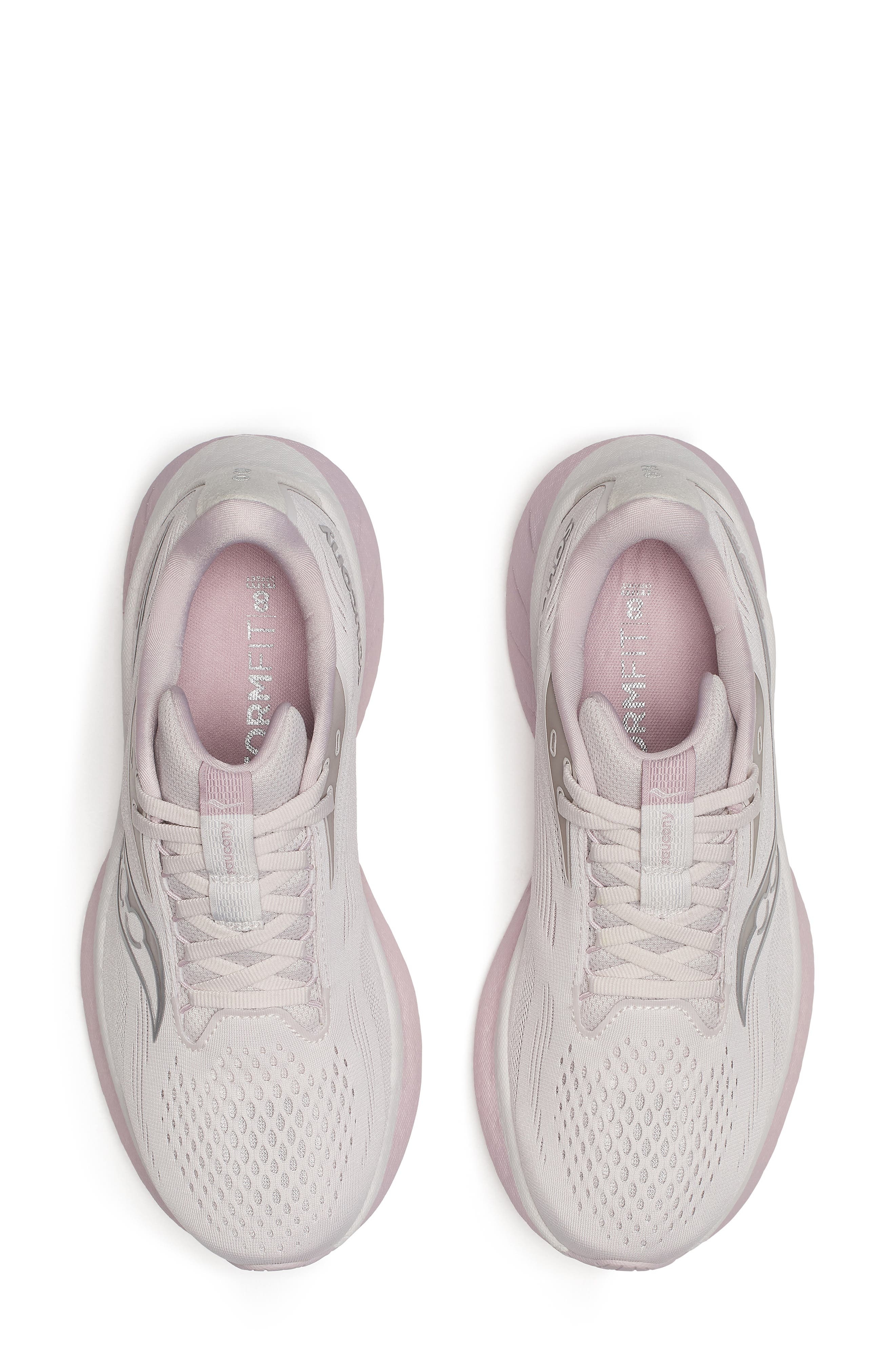Saucony Ride 18 Running Shoe in Moon/Woodrose at Nordstrom - 3