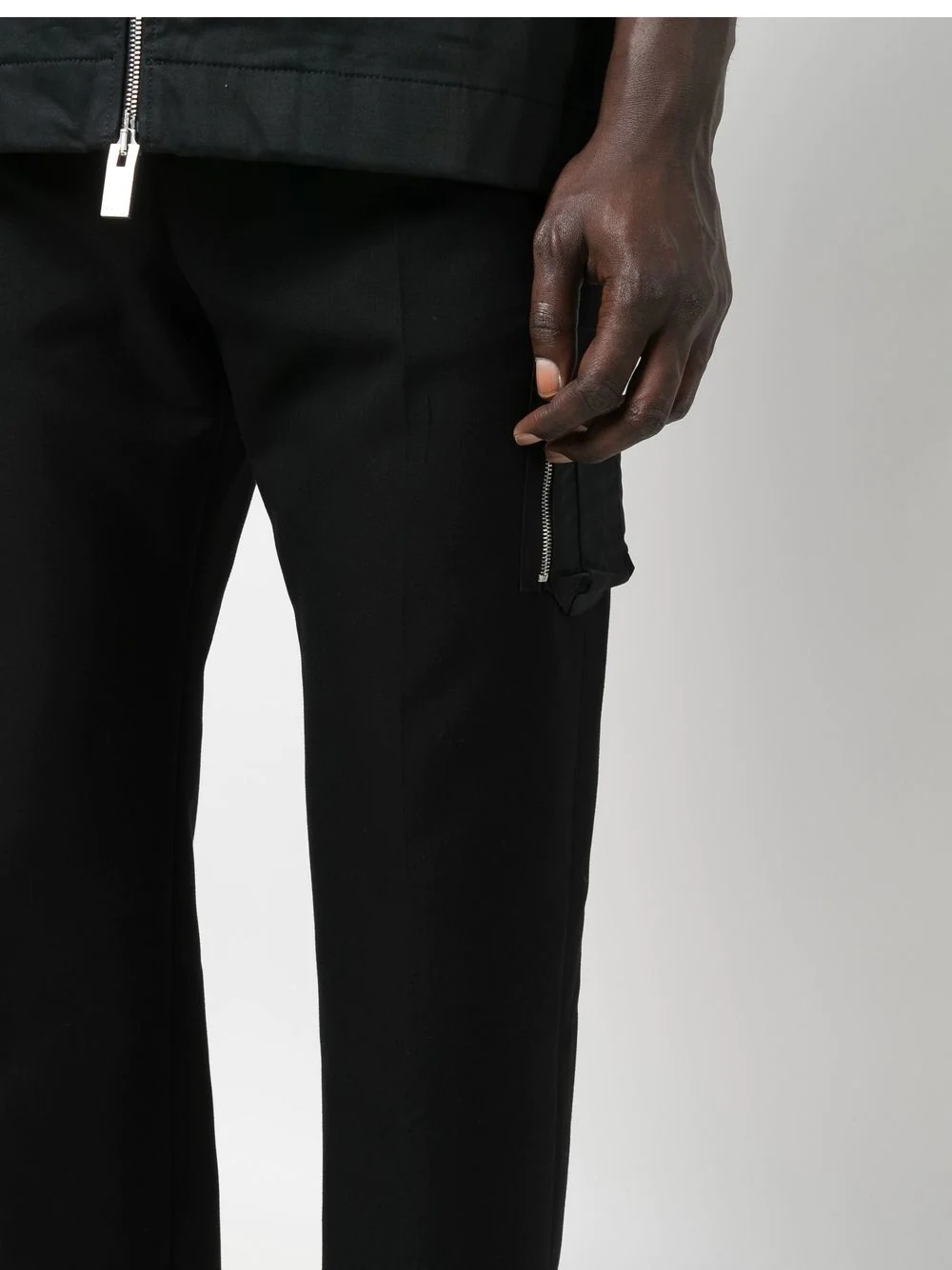 straight-leg cut trousers - 5
