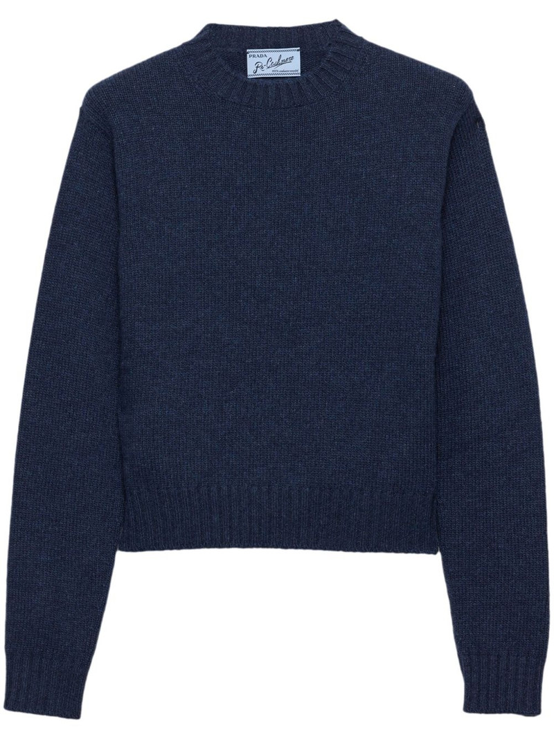 ribbed Re-Cashmere sweater 1