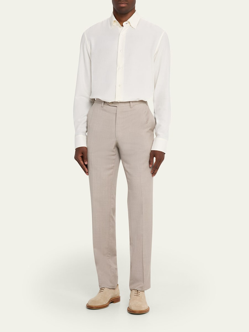 Brioni 남자의 면과 cashmere 스포츠 셔츠 outlook