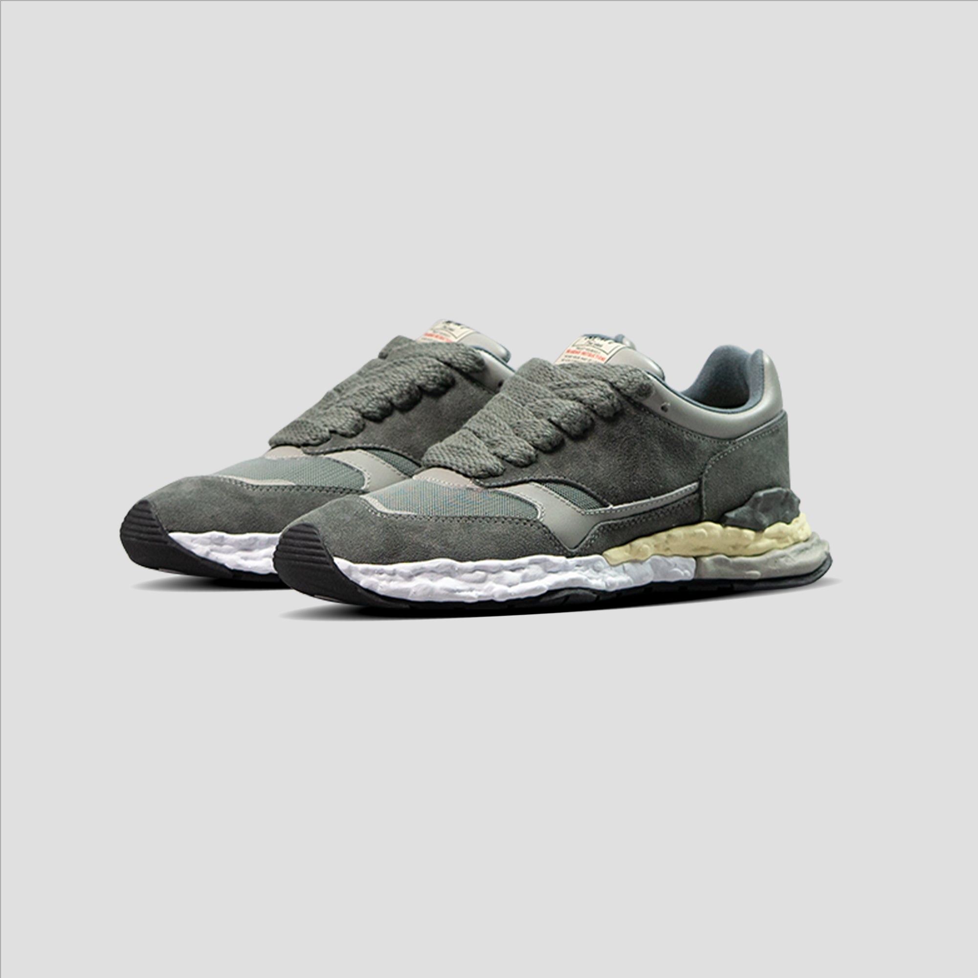 GEORGE OG SOLE LOW-TOP LEATHER SNEAKER - 2