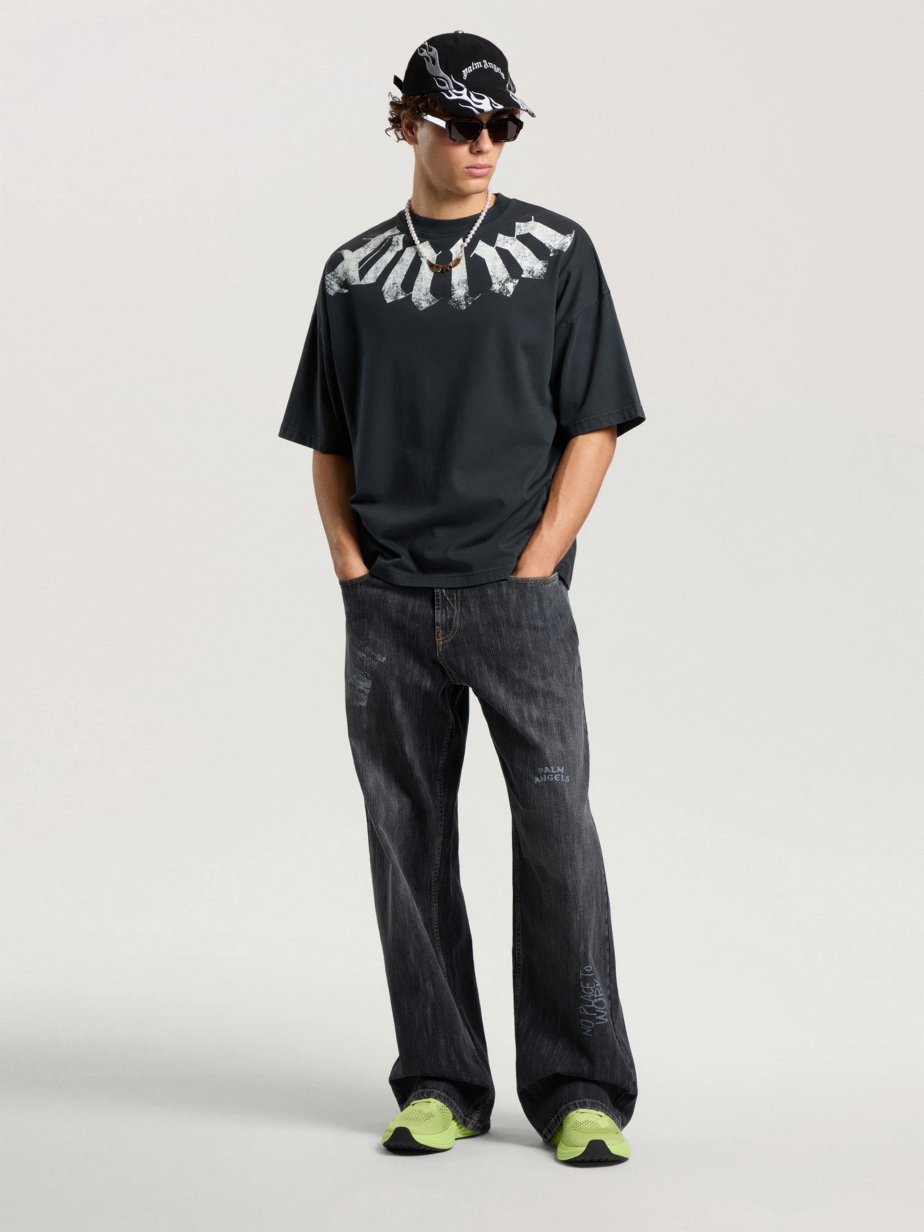 Big Neck Logo Loose T-Shirt - 1