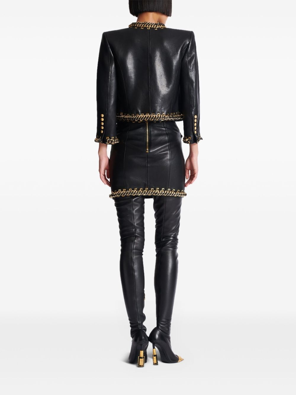 chain detailing jacket - 4
