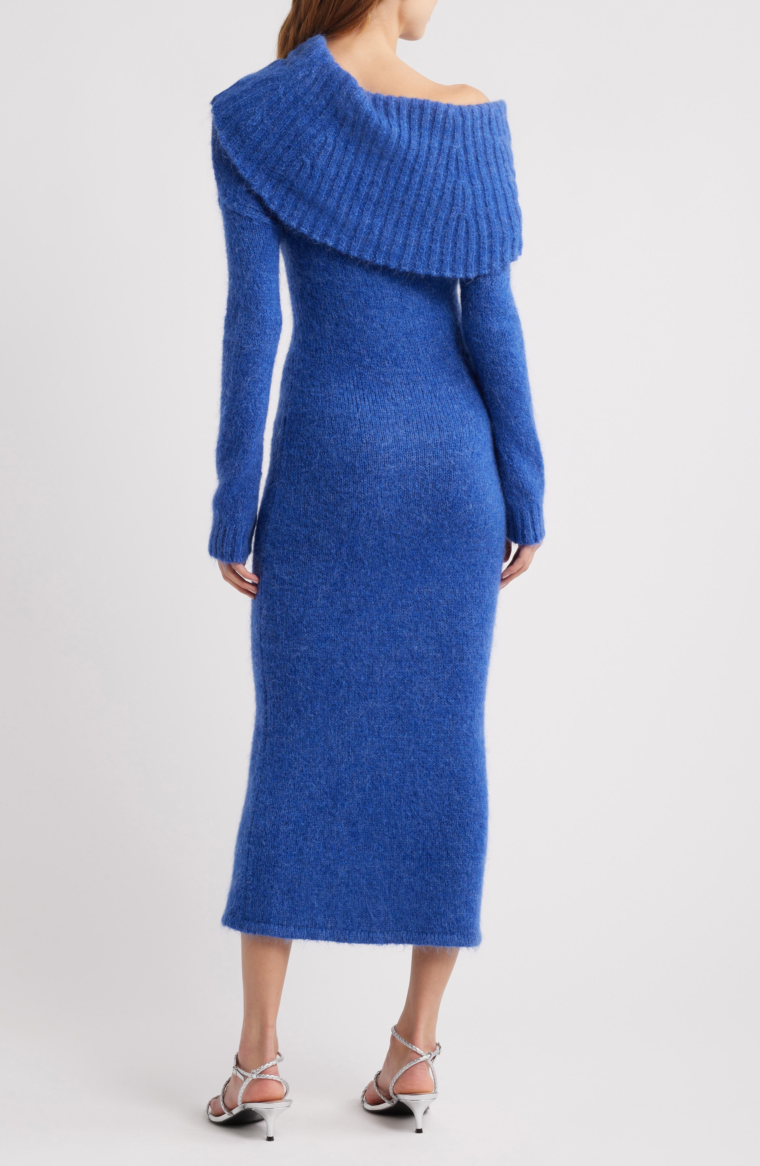 Cult Gaia Grayson One-Shoulder Long Sleeve Sweater Dress in Disco Melange at Nordstrom - 2