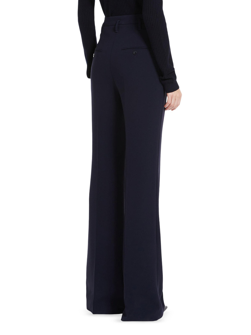 Women's Flared Cady Trousers - Navy 3