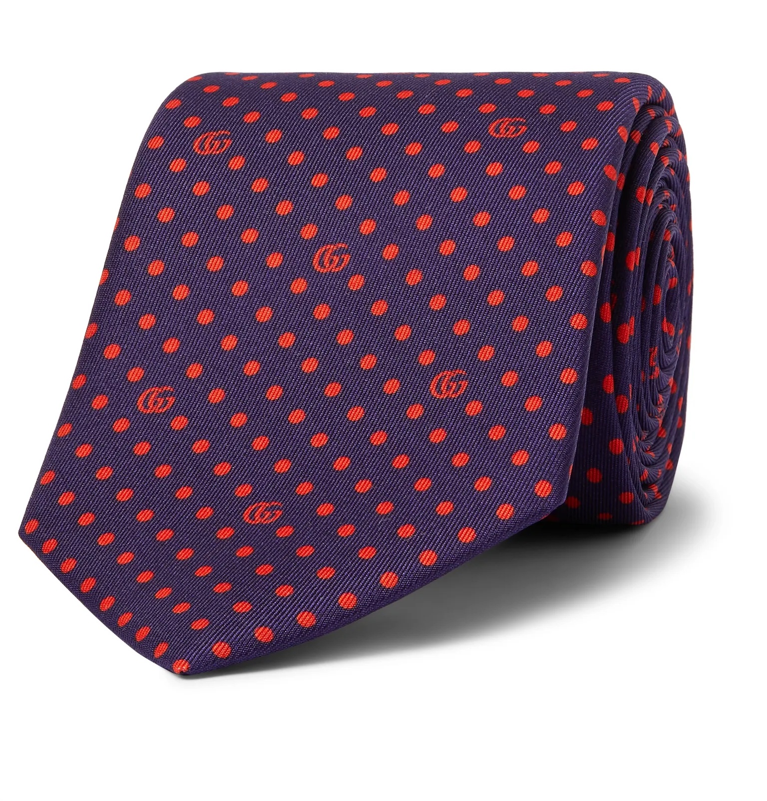 7cm Logo-Print Silk-Twill Tie - 1