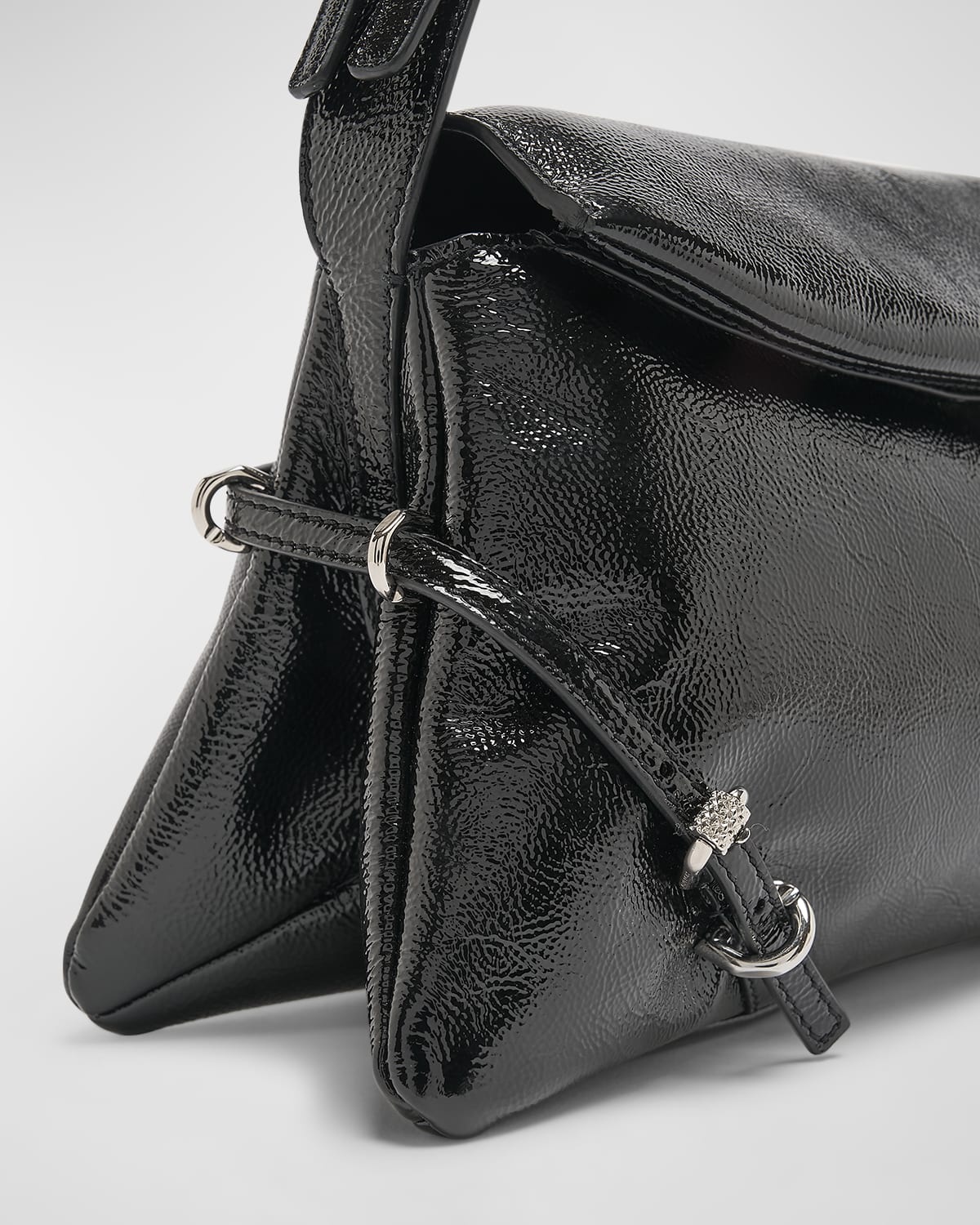 Voyou Small Shoulder Bag in Leather - 5