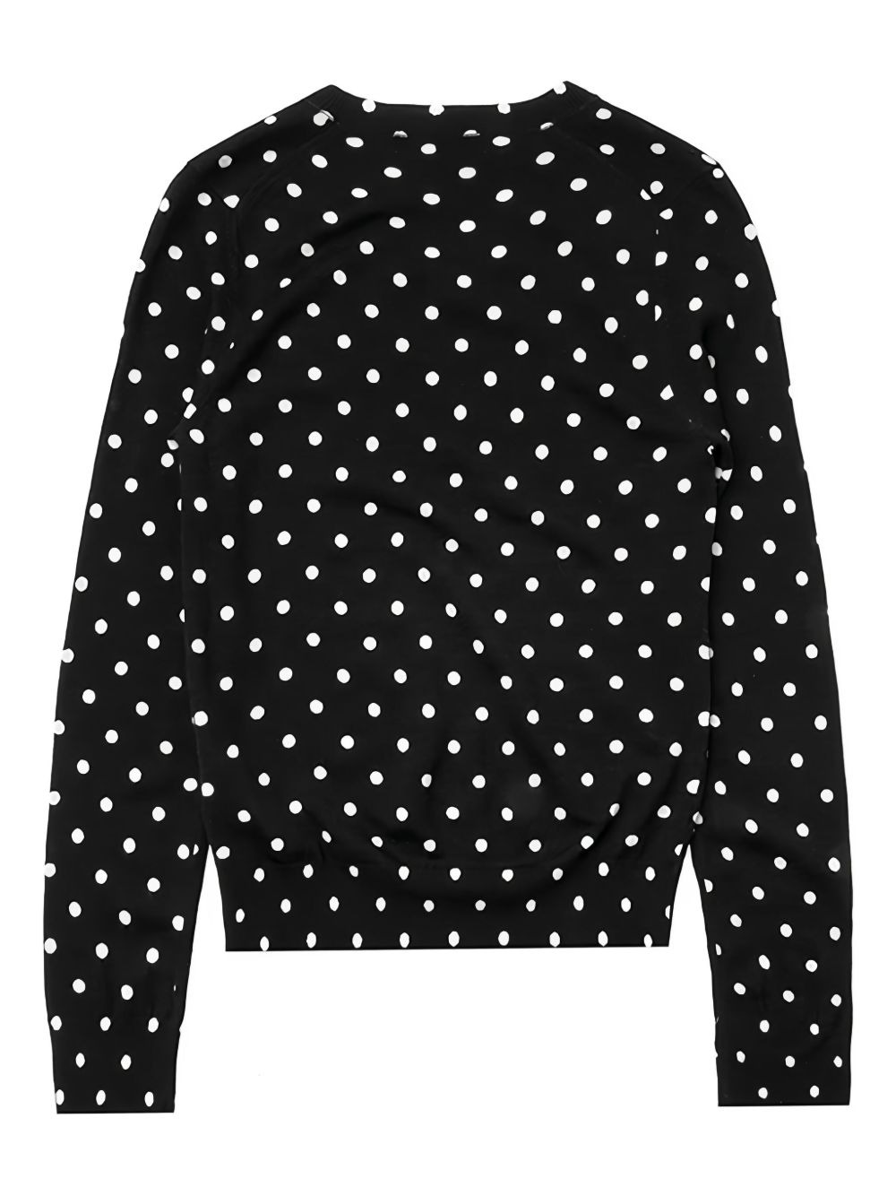 polka dot knitted sweater - 2