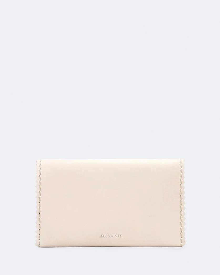 SILOH PINKED-EDGE LEATHER BI-FOLD WALLET - 1