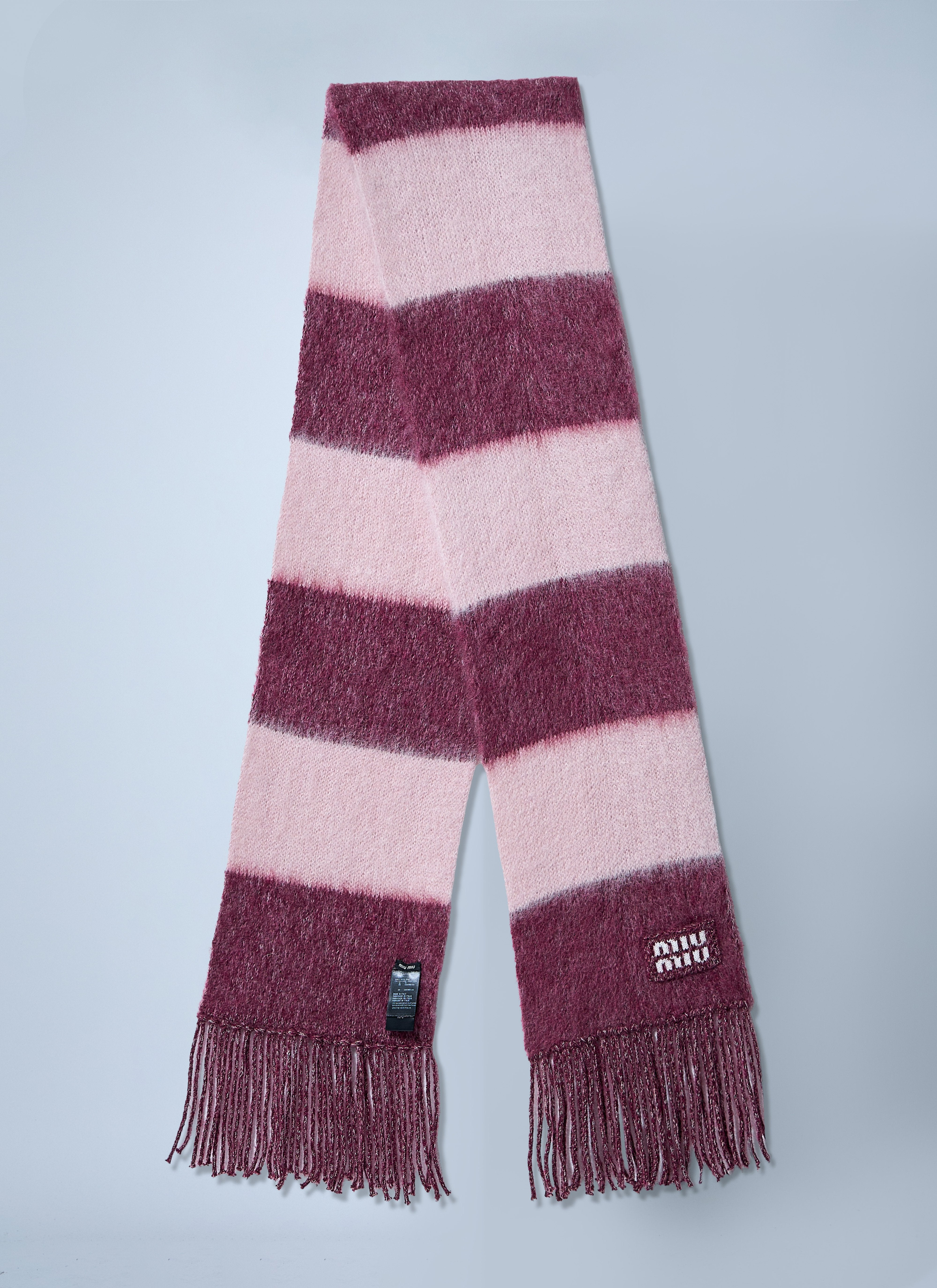 Miu Miu Women Logo Motif Scarf - 2