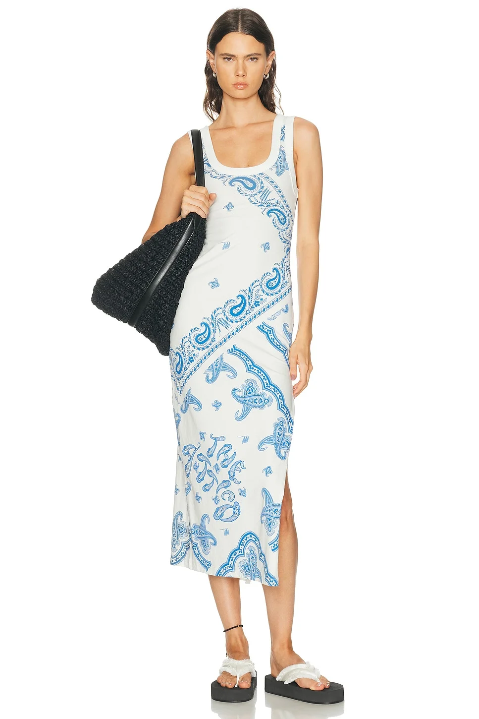 Paisley Midi Dress - 1