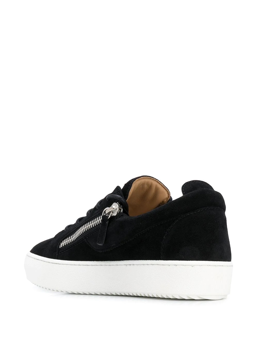 zip detail low top trainers - 3