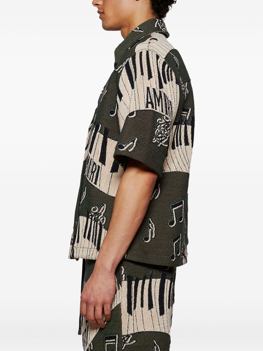 Piano Keys Tapestry shirt - 3