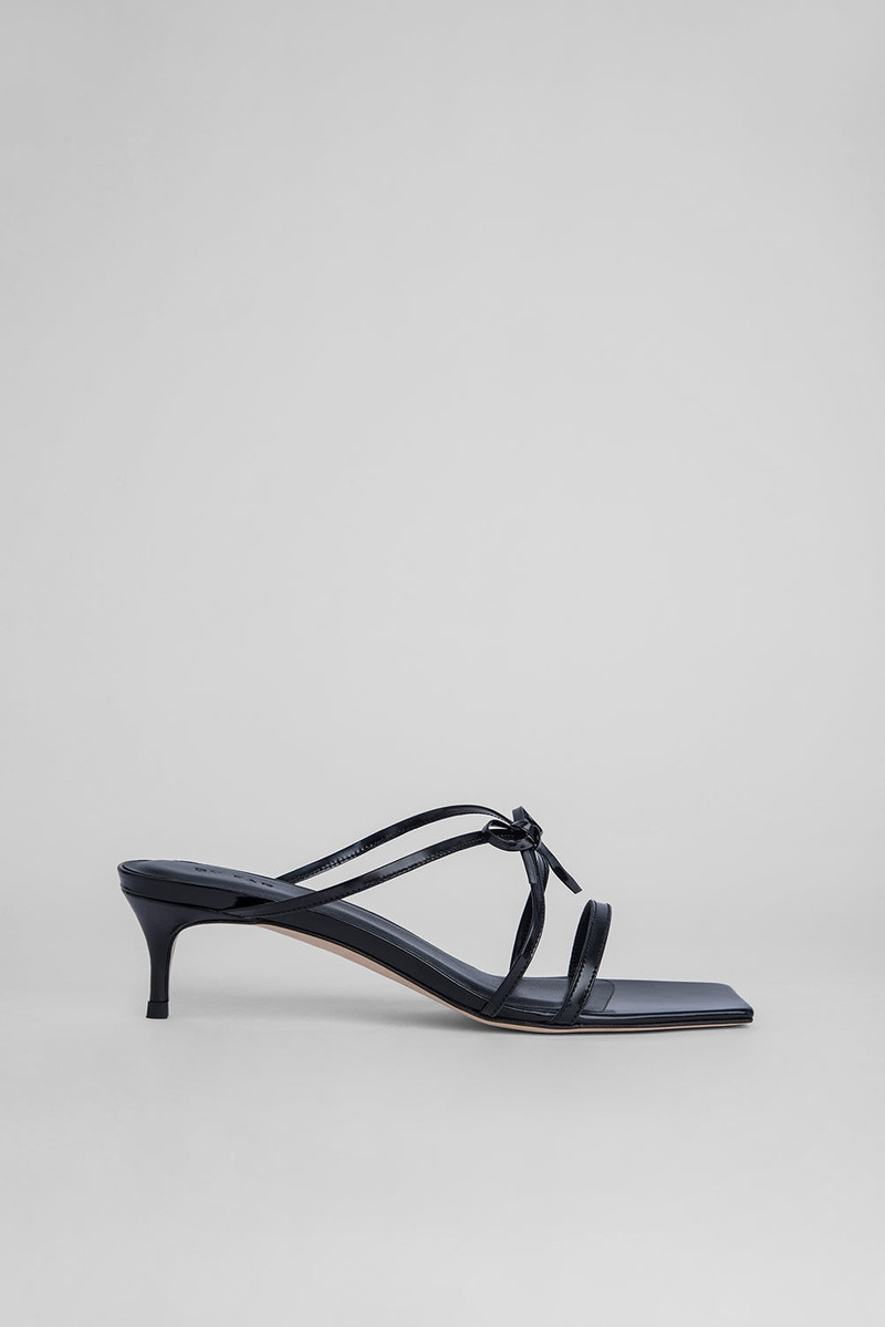 January Black Semi Patent Leather 1