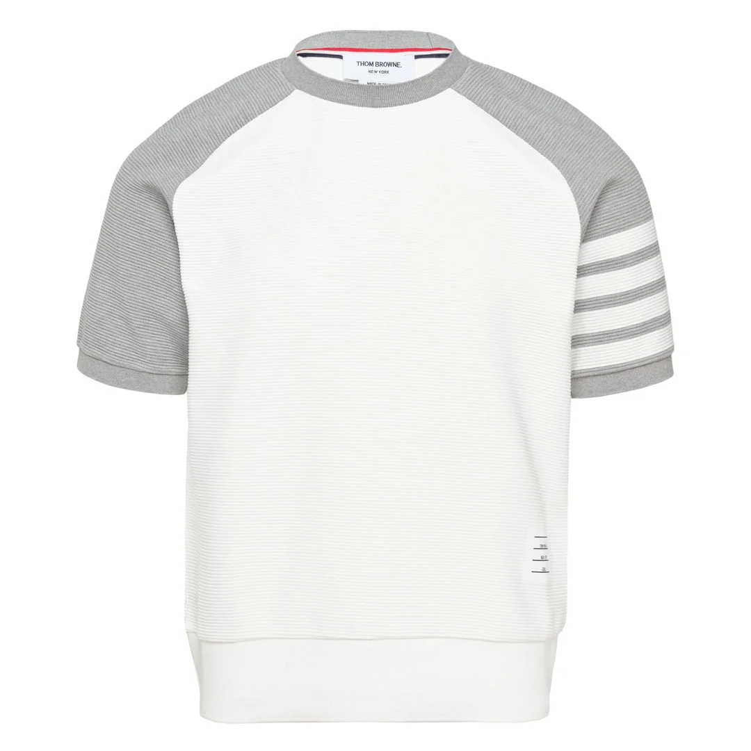 Short Sleeve Saddle Sweatshirt - 1