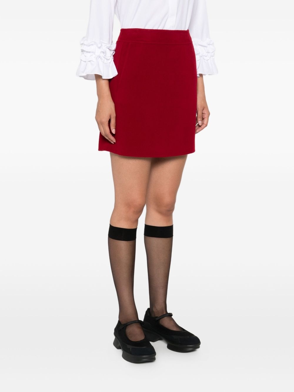 pocket wool skirt - 3