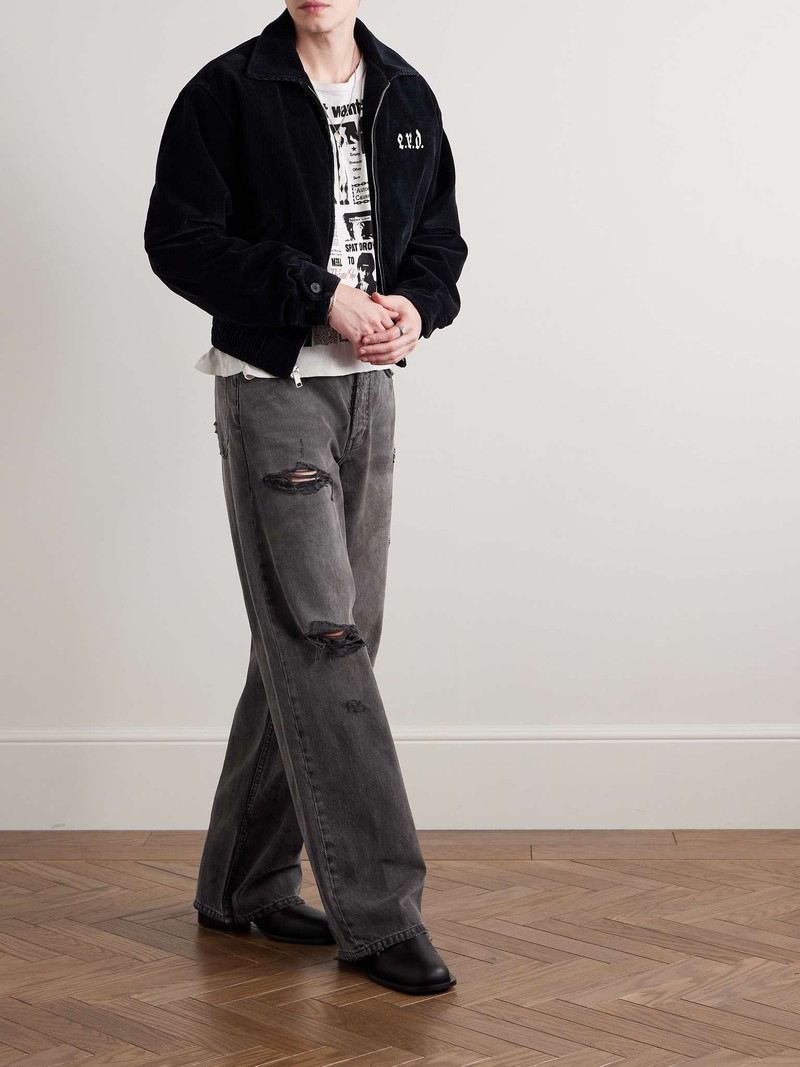 Enfants Riches Déprimés Corpse Pose Wide-Leg Distressed Jeans outlook