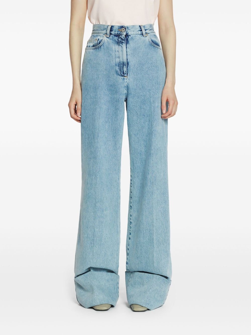 wide-leg jeans - 3