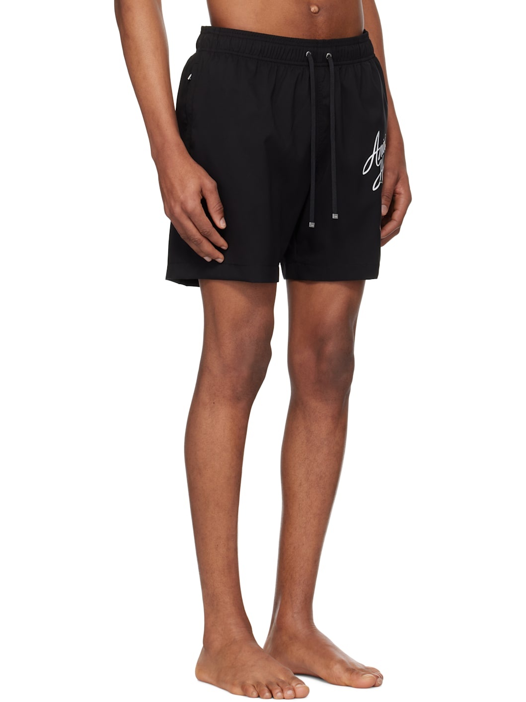 Black 'Amiri Hollywood' Swim Shorts - 2