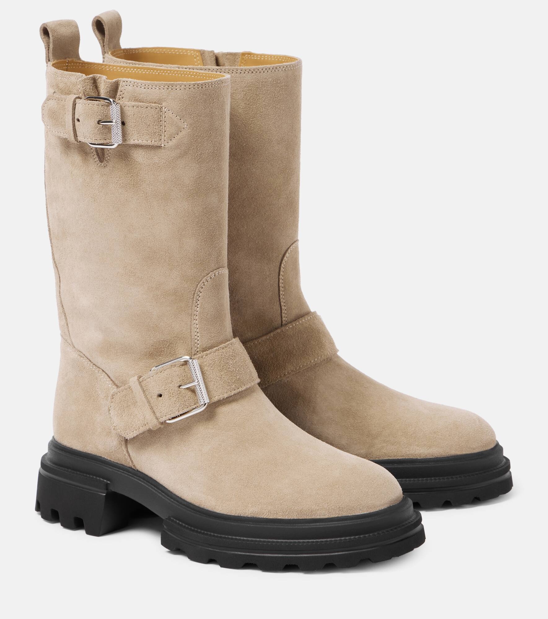 Suede Chelsea boots - 1