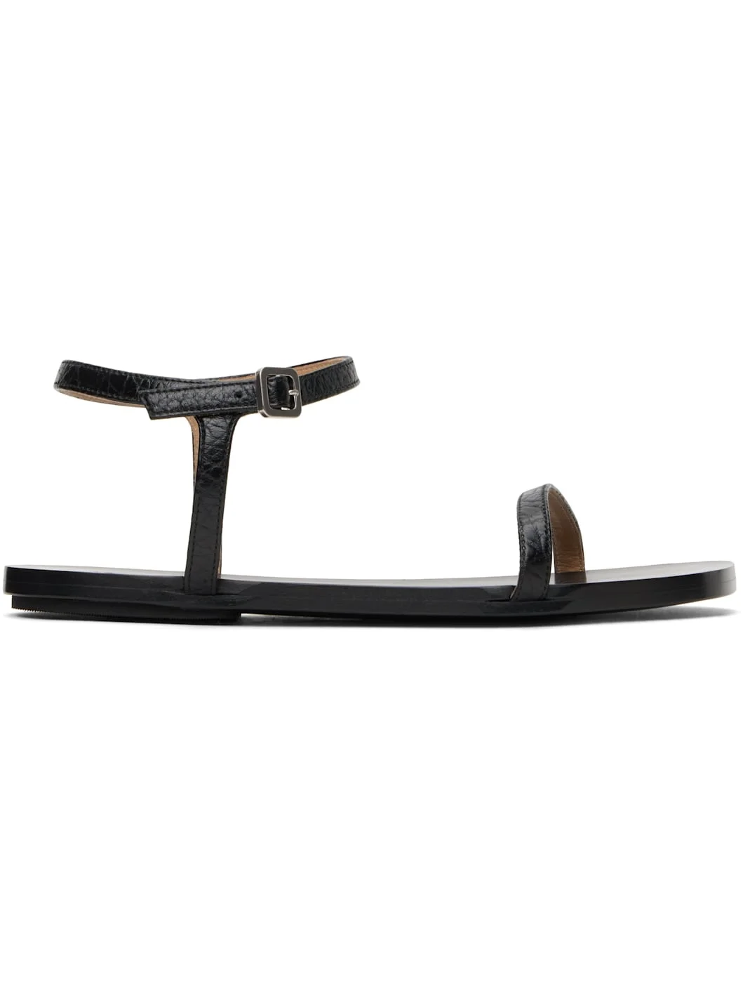 Black Sottile Sandals - 1