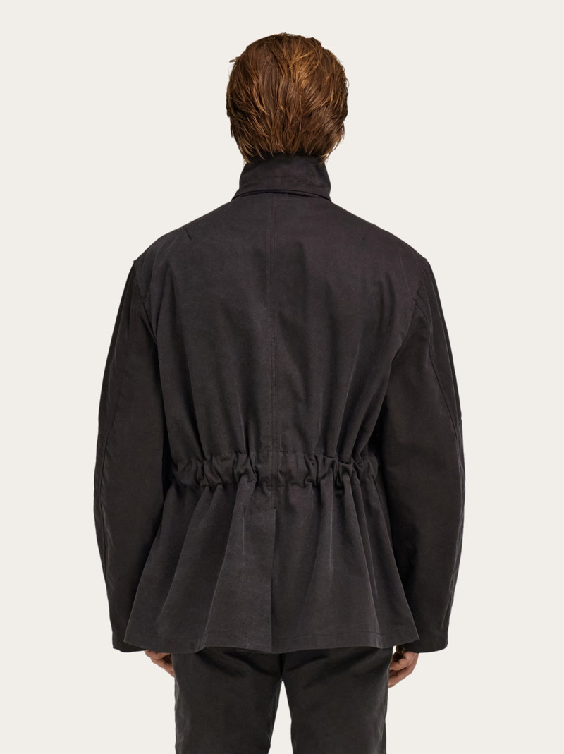 Cropped parka with hood 10