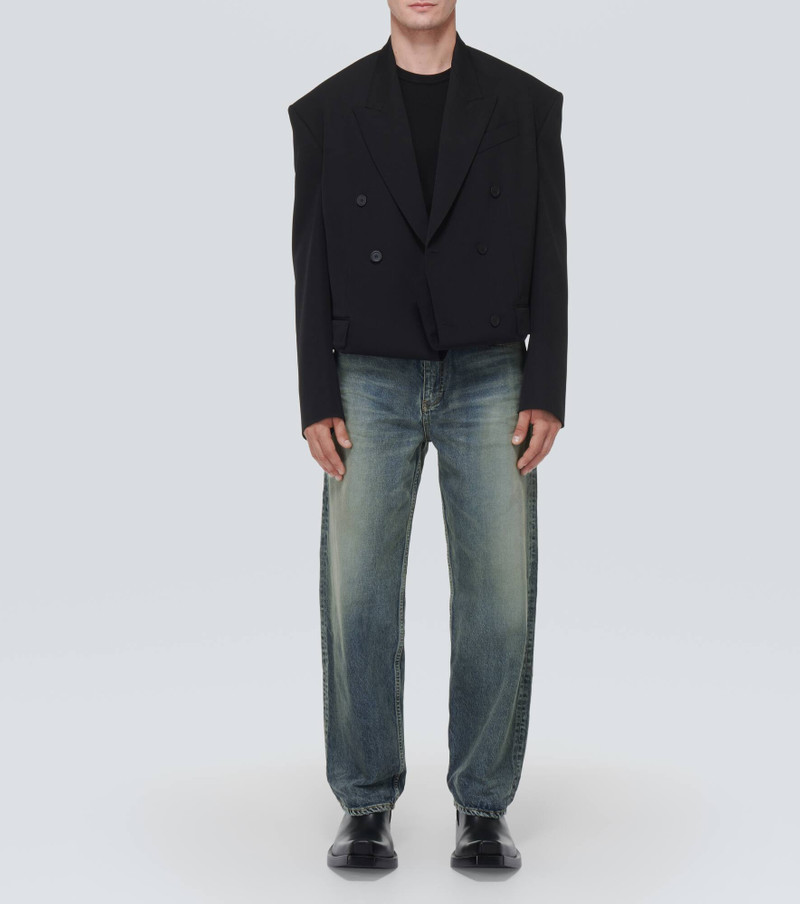 BALENCIAGA Mid-rise tapered jeans outlook