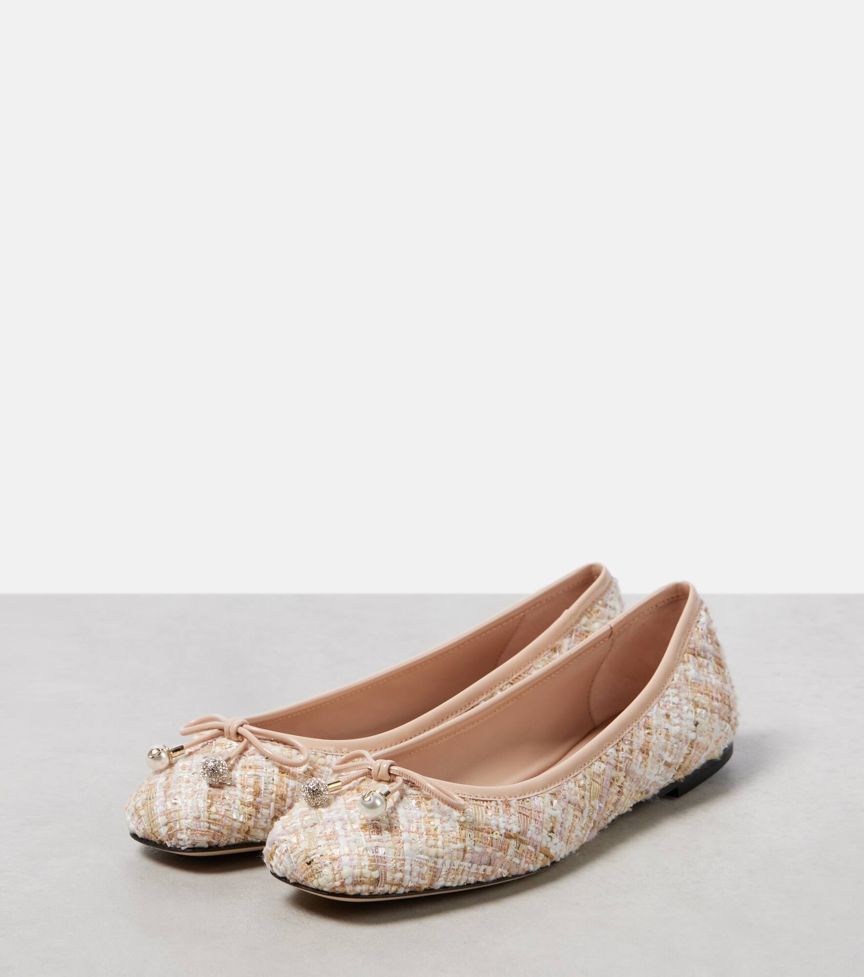 Elme tweed ballet flats - 4