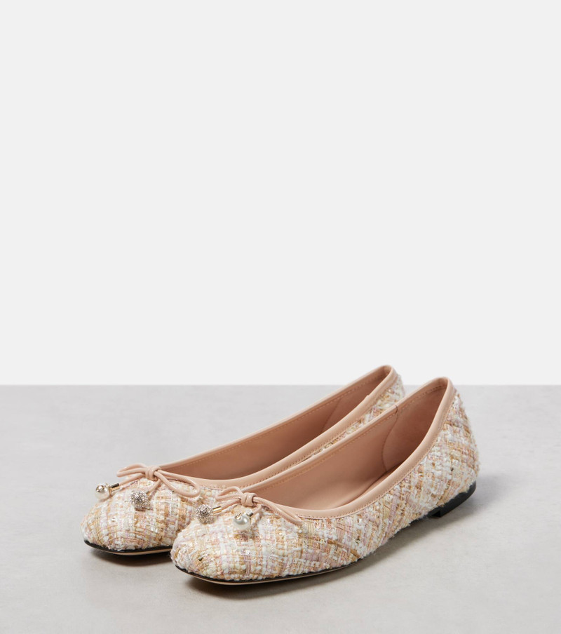 Elme tweed ballet flats 4
