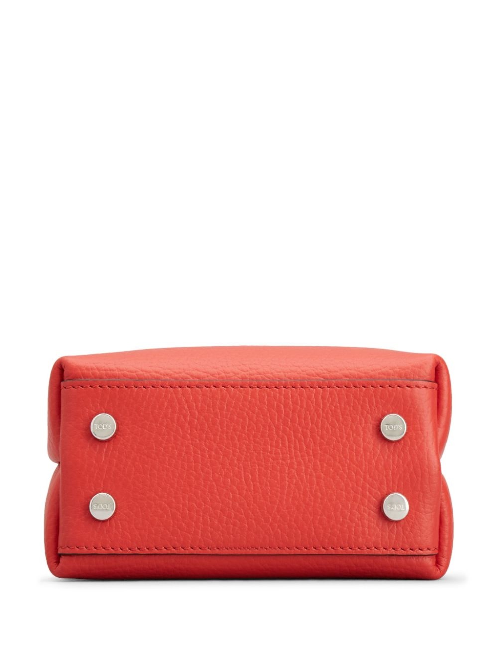 mini leather tote bag - 3