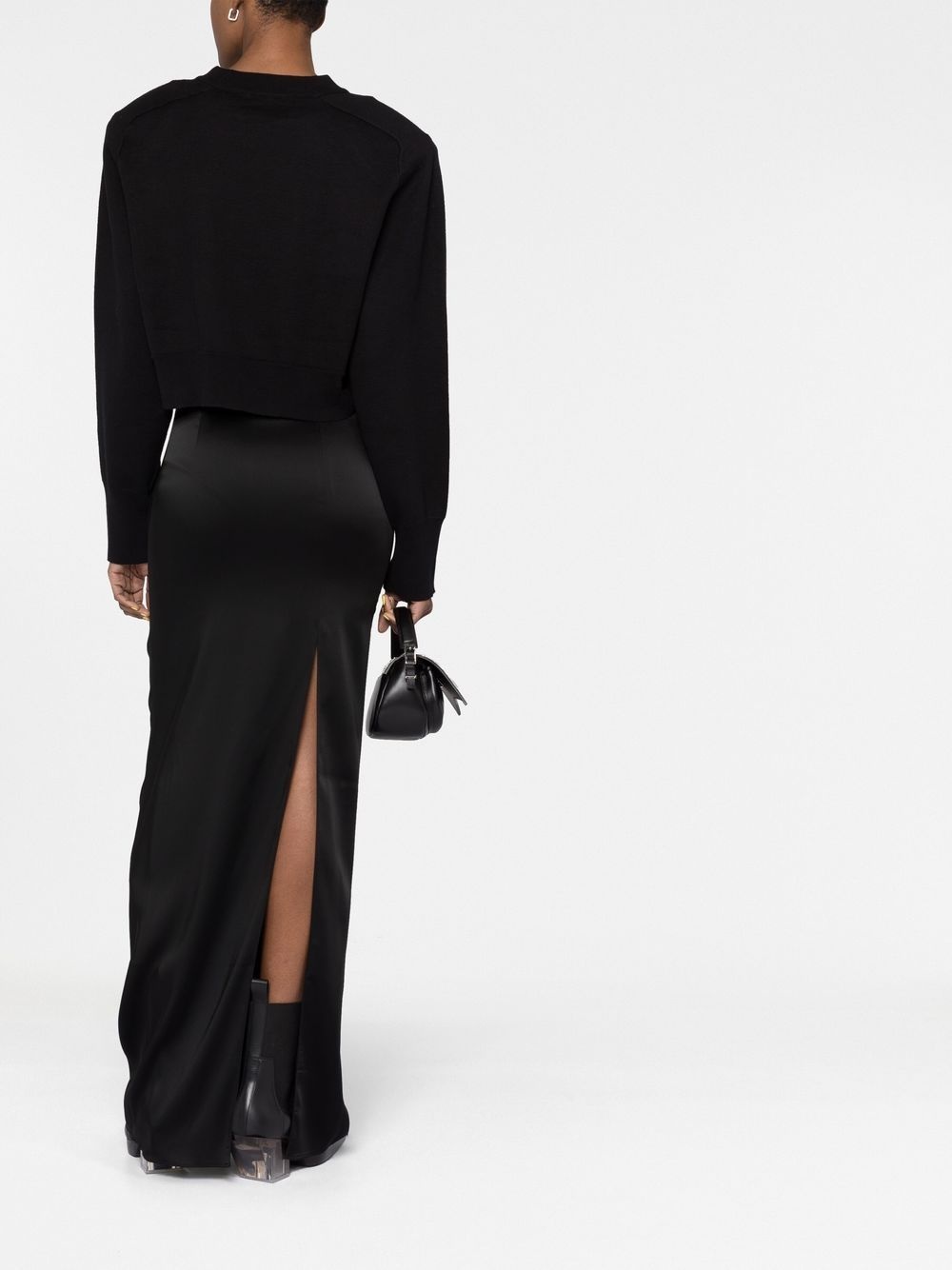 long sleeves cropped sweatshirt - 6