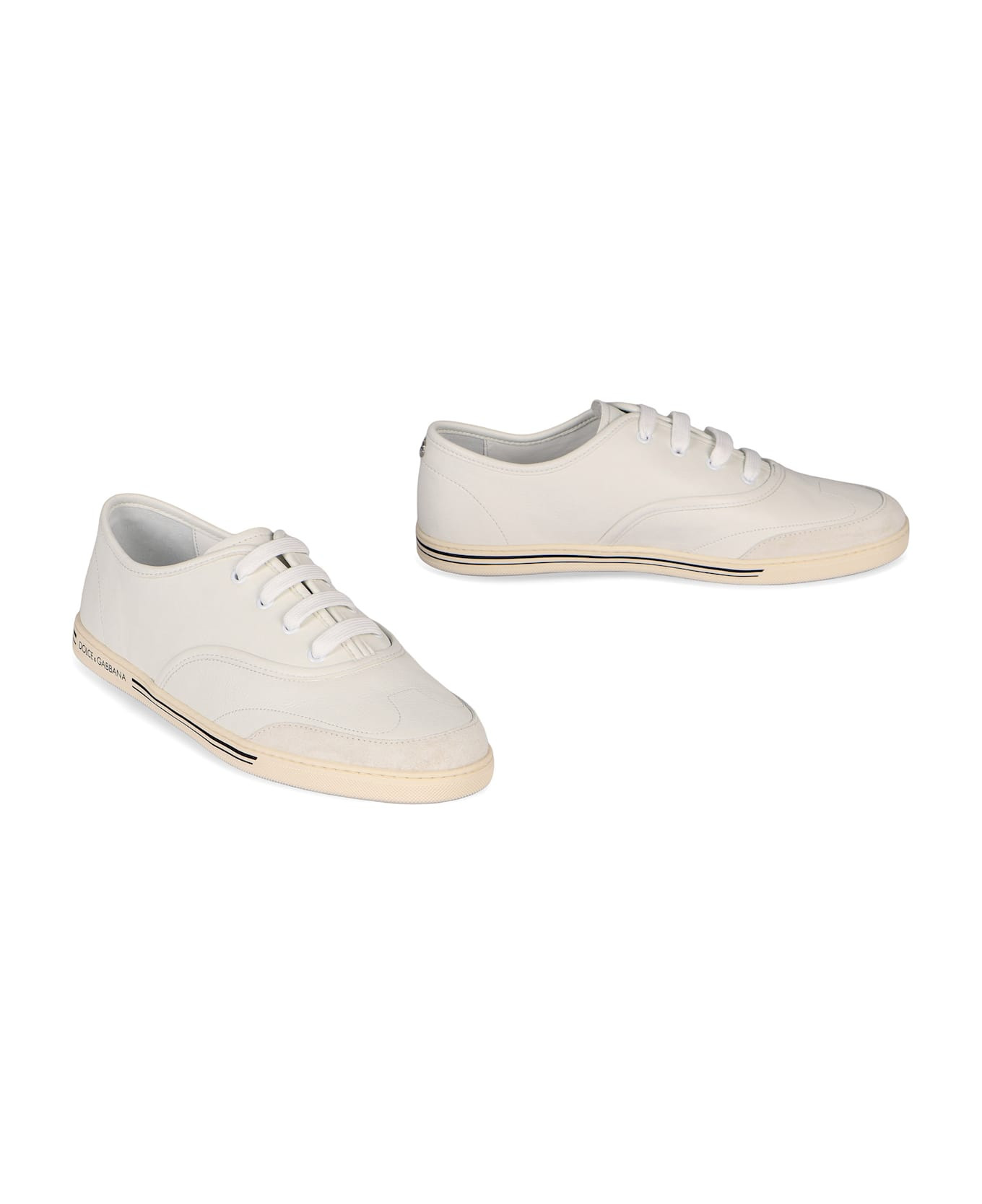 Leather Low-top Sneakers - 3
