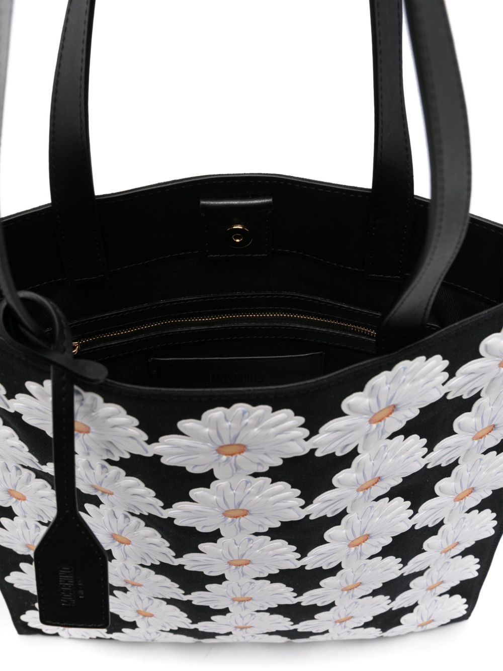 floral-appliqué tote bag - 5