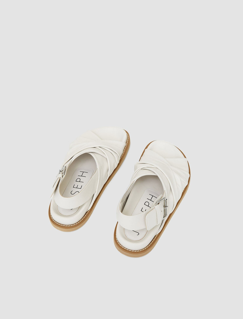 Leather Jazzy Strap Sandals 3