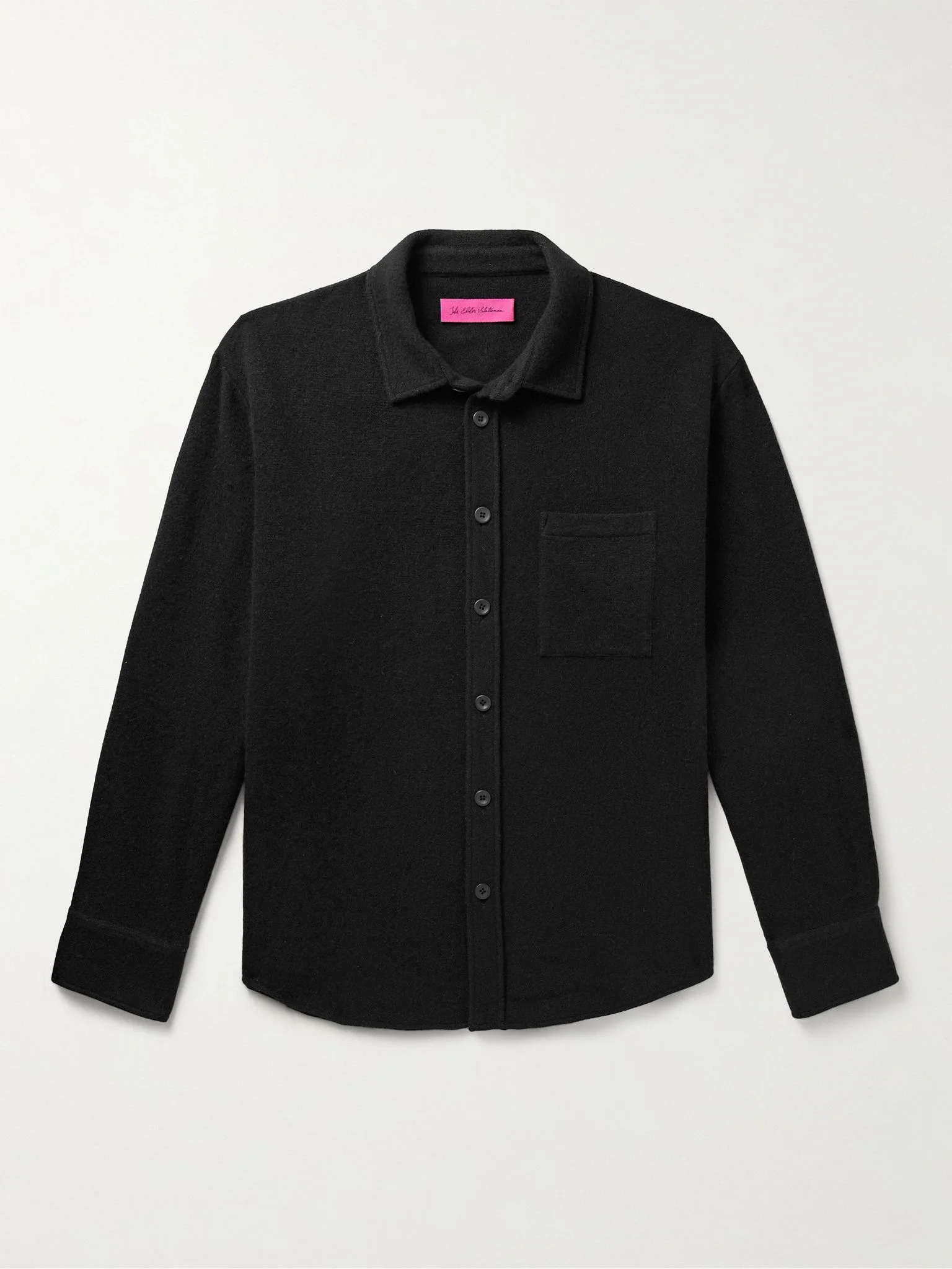 Cashmere Overshirt Black - 1
