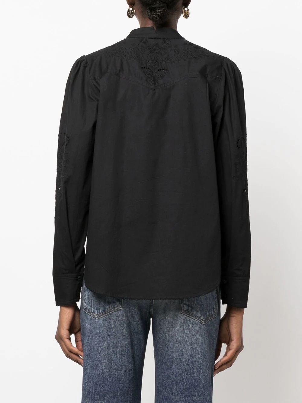 Jade long-sleeve blouse - 4