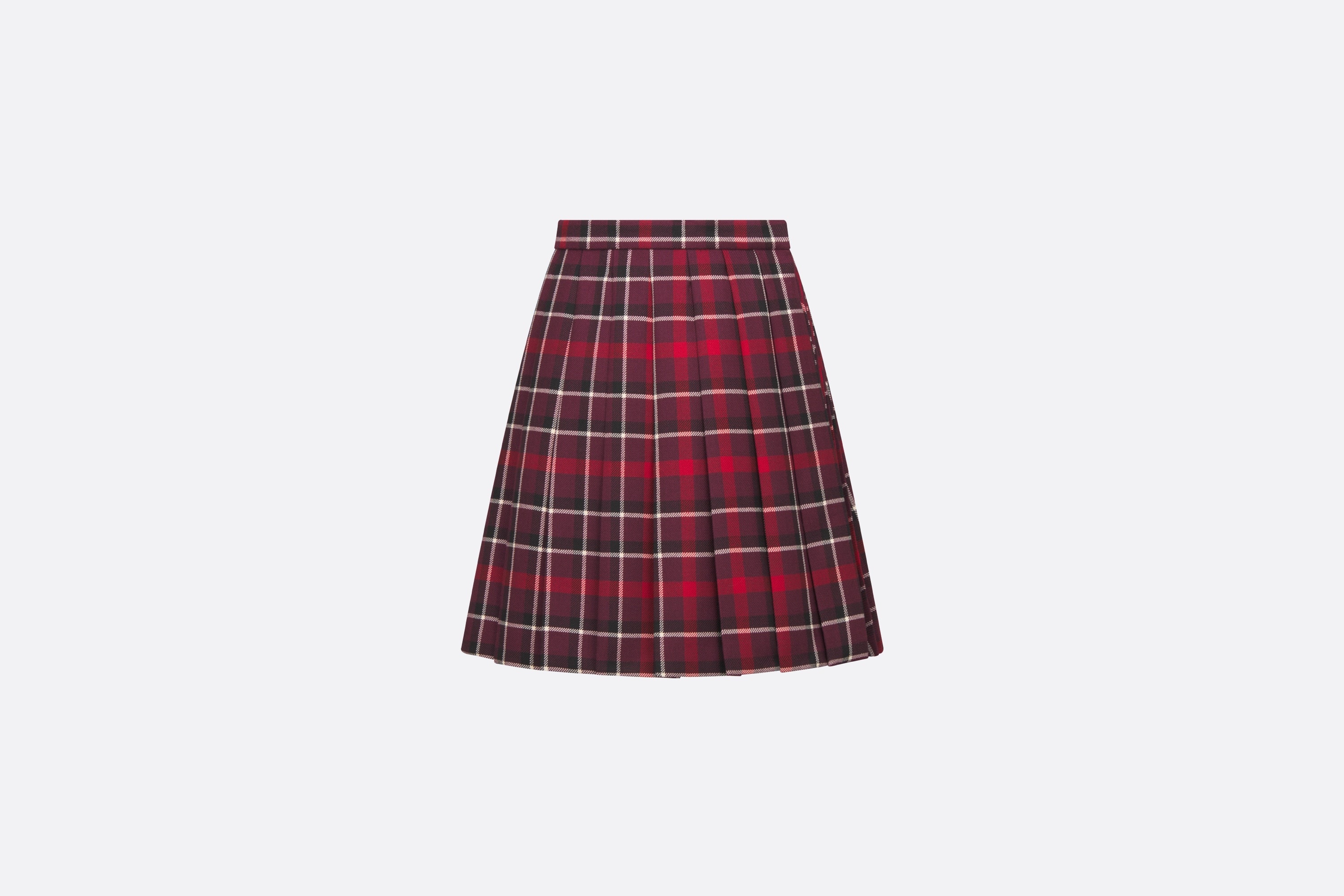 Pleated Short Skirt - 1