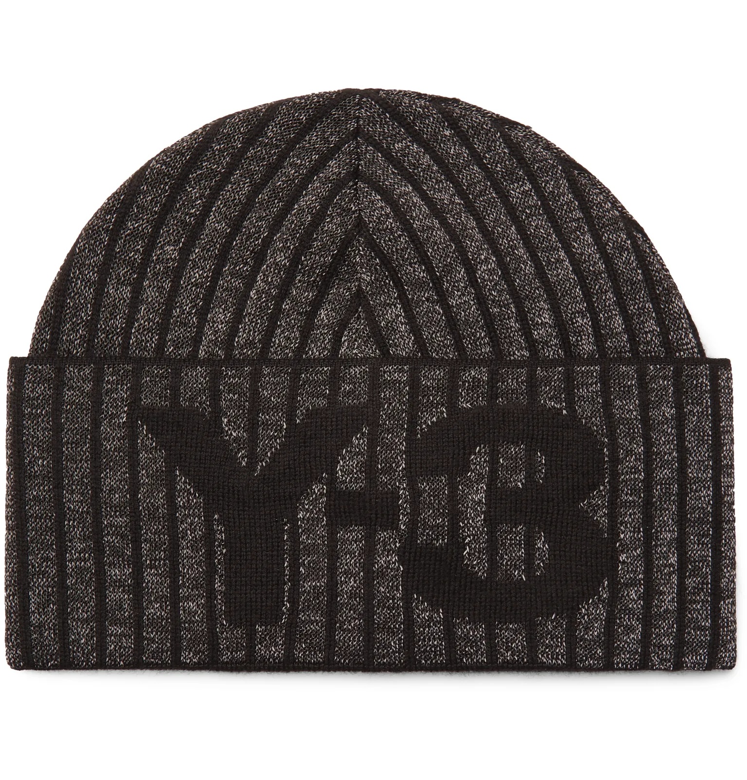 Logo-Intarsia Metallic Knitted Beanie - 1