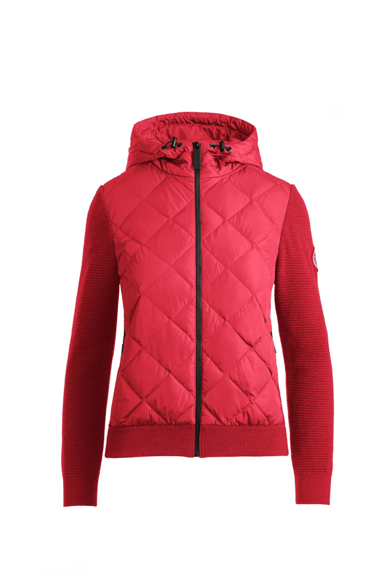 HYBRIDGE QUILTED KNIT HOODY - 1