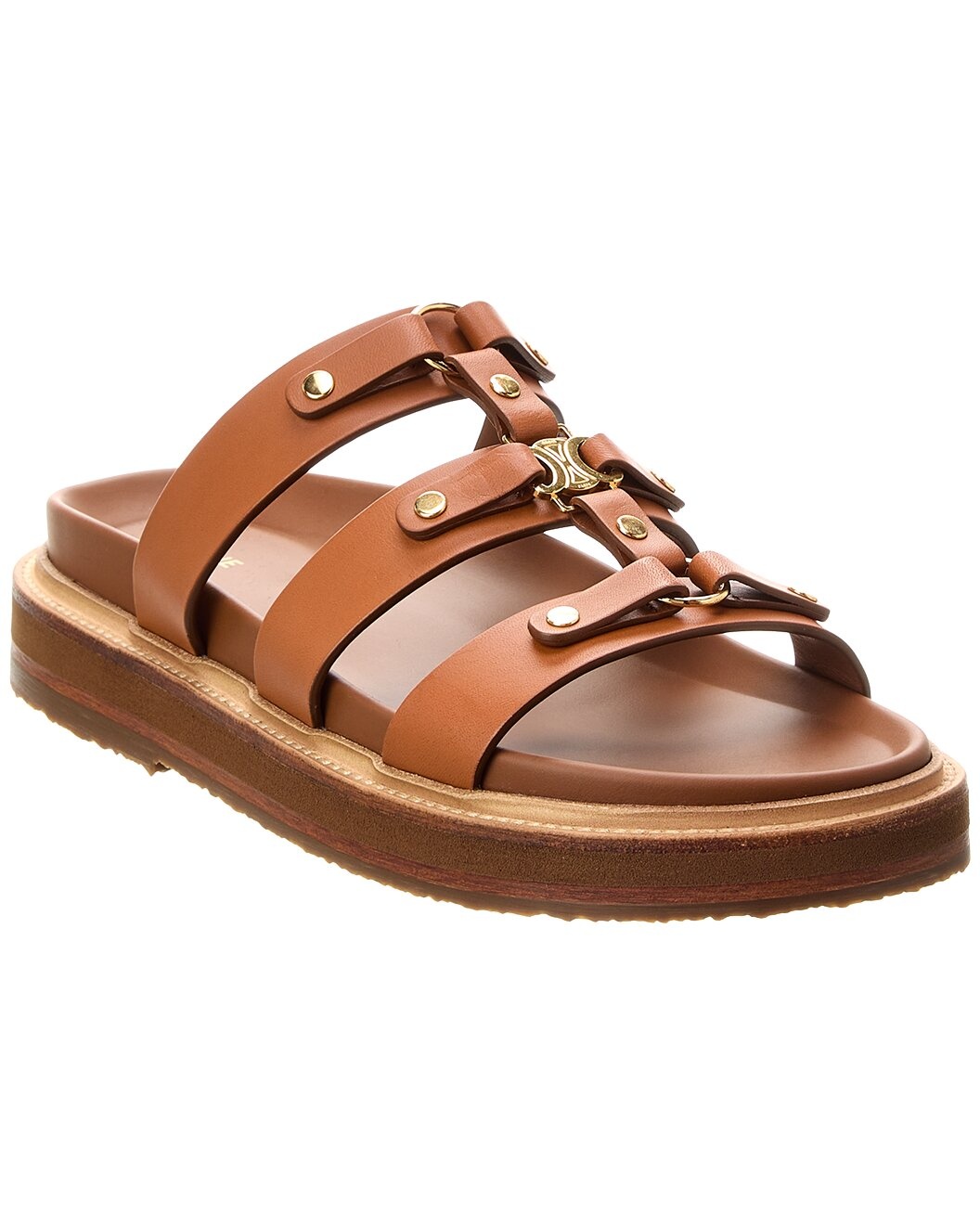 CELINE Tippi Leather Slide - 1